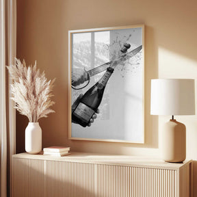Sabering Champagne Poster