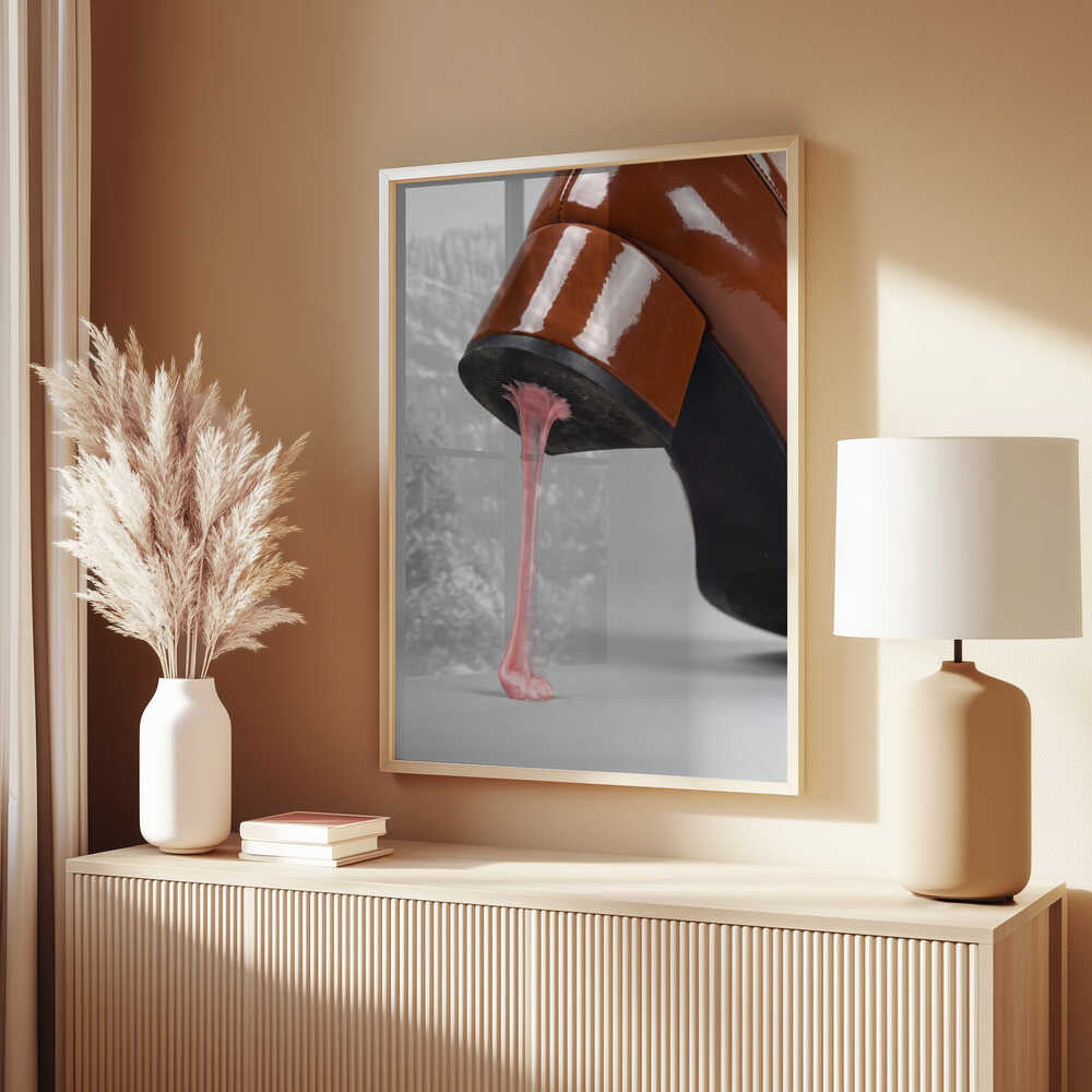 Chewing Gum Under the Shoe Poster