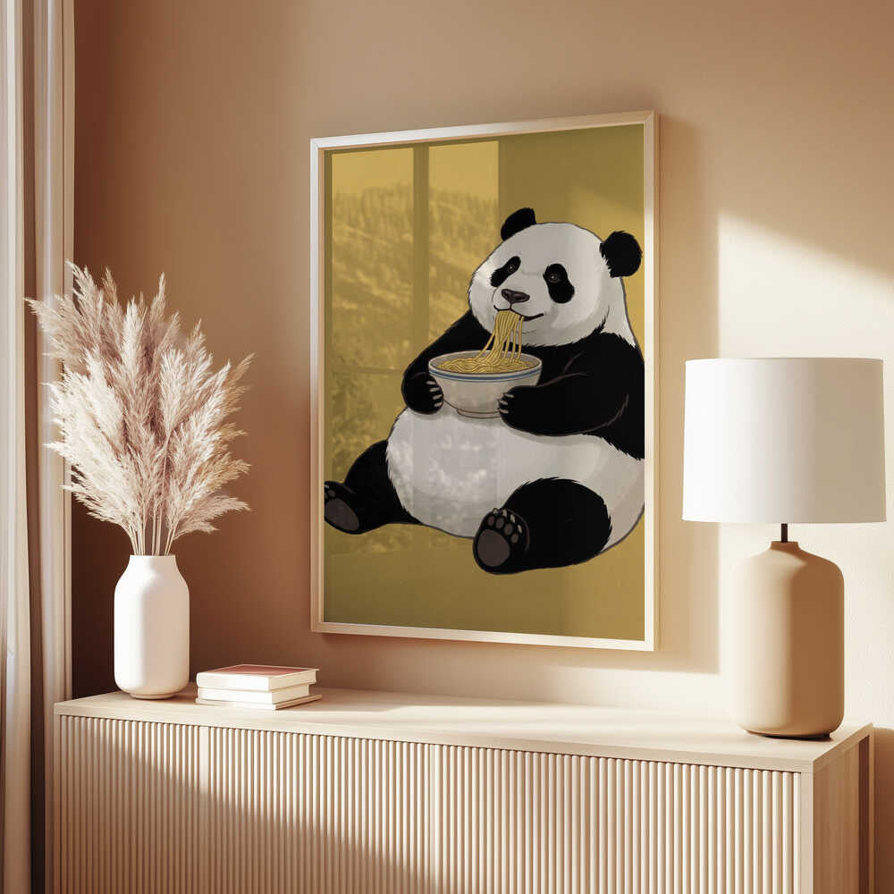 Noodle Panda Poster
