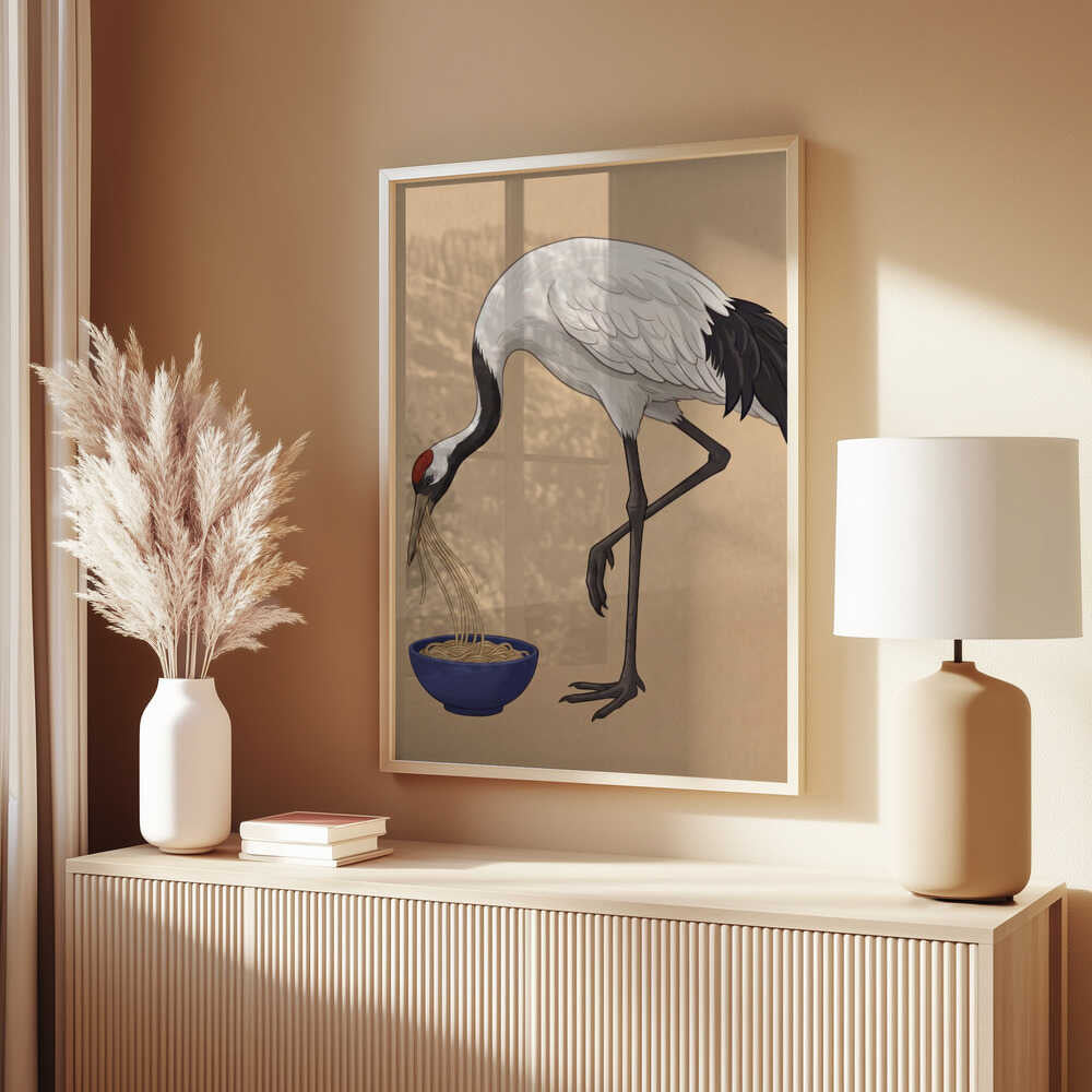 Noodle Crane Poster