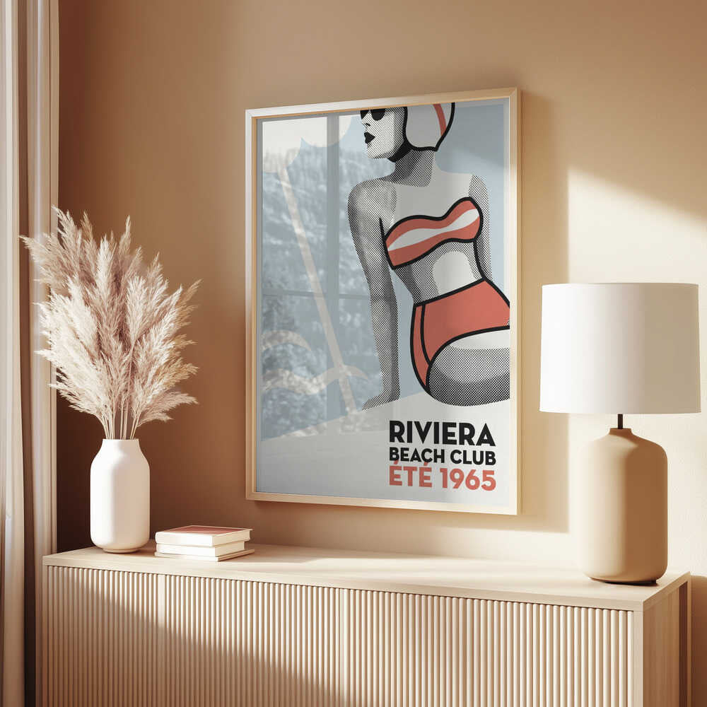 Riviera Beach Club Summer Poster