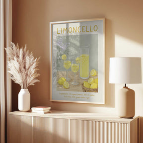 Limoncello Lemon Refreshment Poster