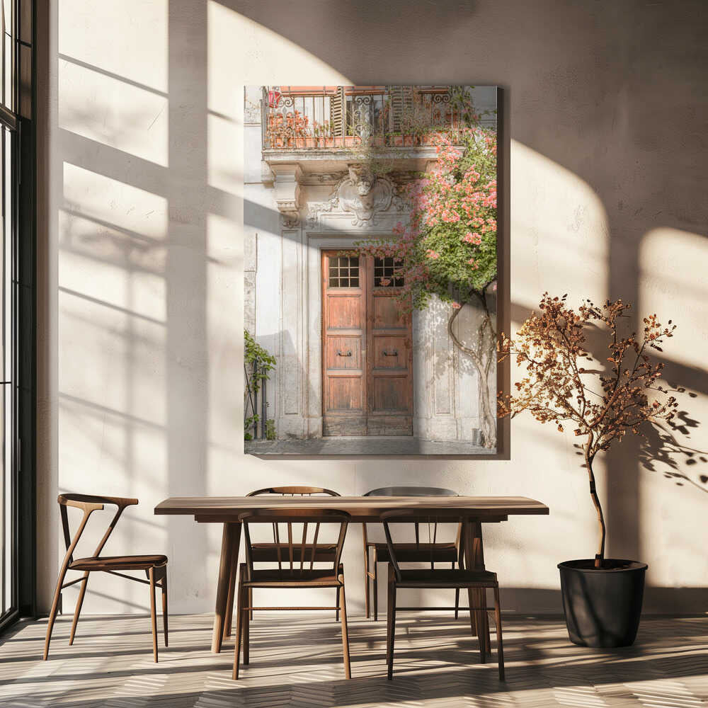 Floral Entry Poster