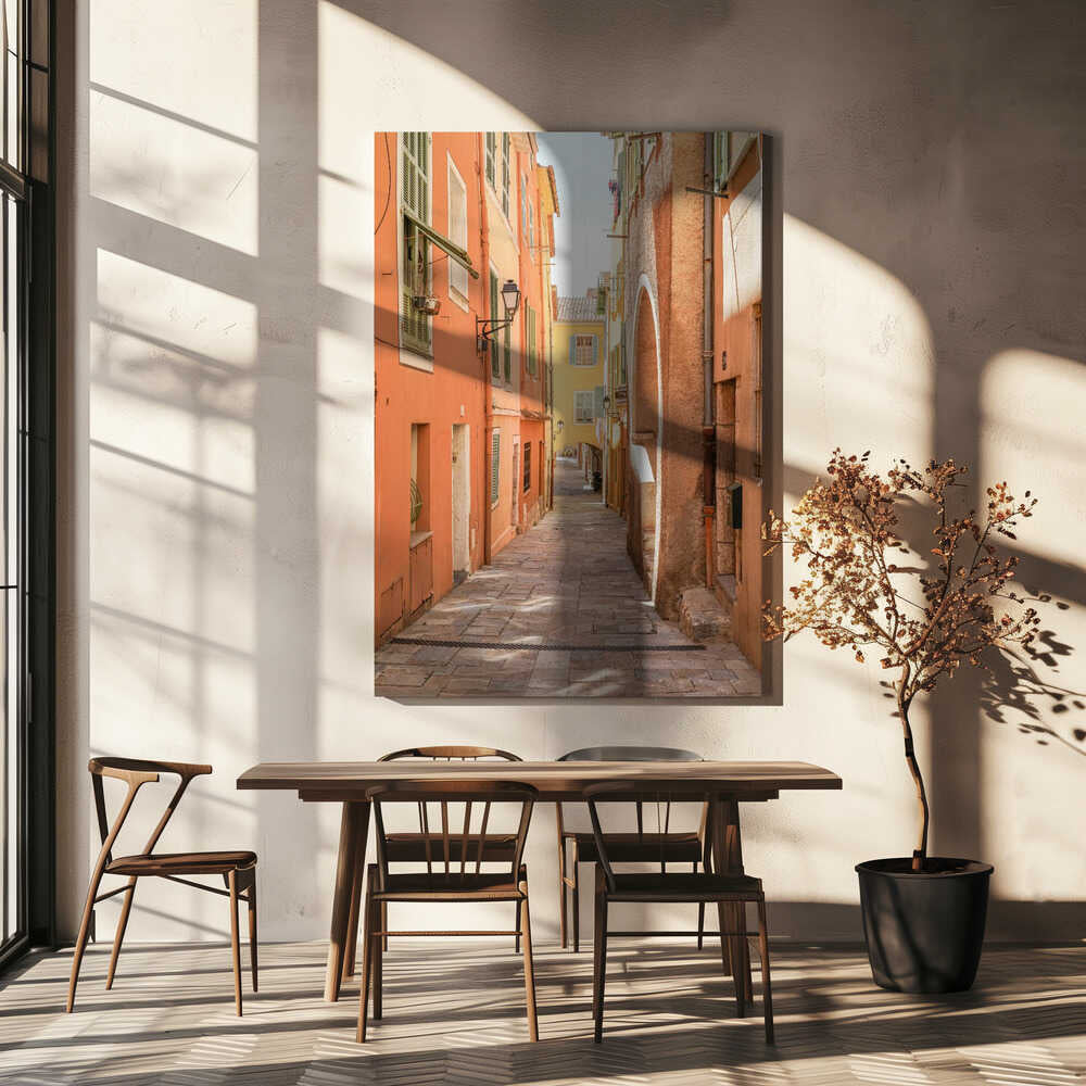 Streets of Menton Poster