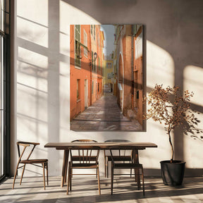 Streets of Menton Poster