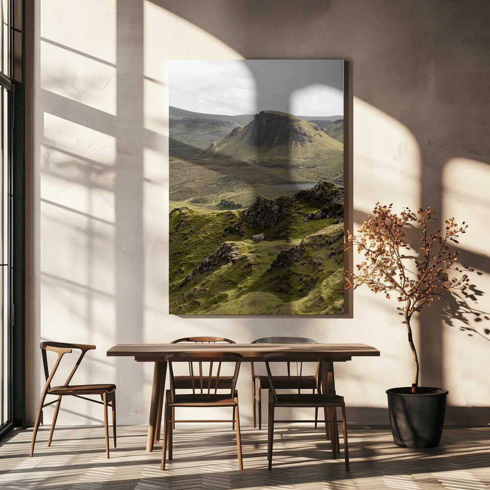 Quiraing Landscape on Scotland's Isle of Skye Poster