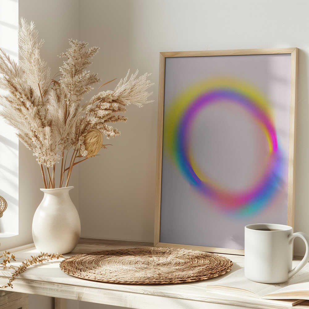 Luminous Spectrum Halo Poster