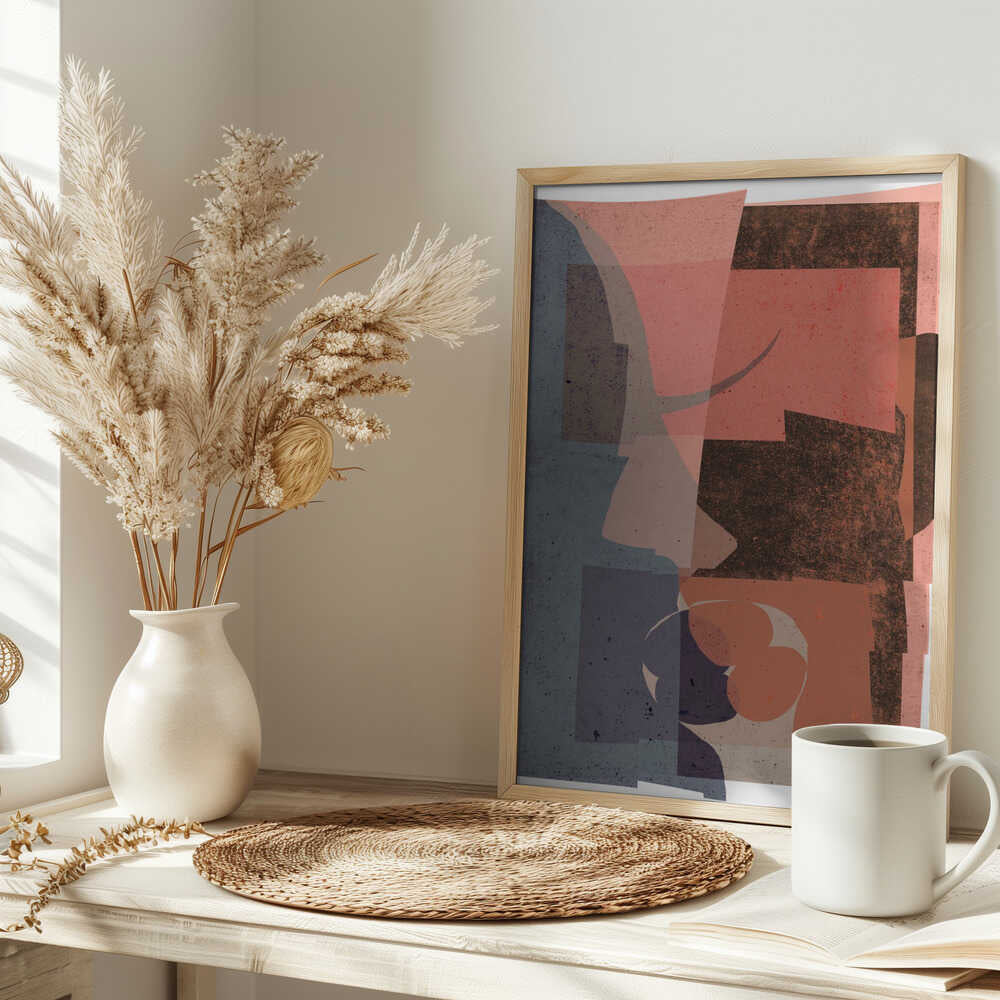 Fragmented Hues Poster