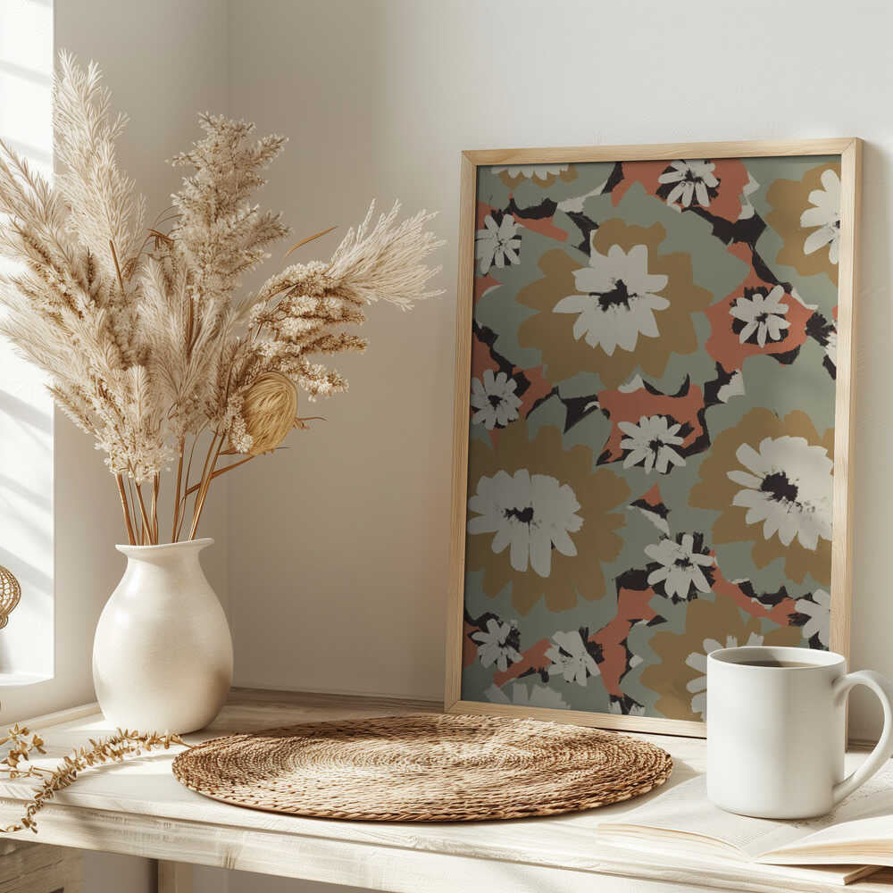 Floral Harmony Poster