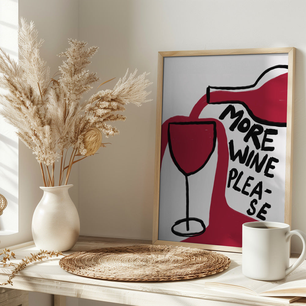 More Wine Please Poster