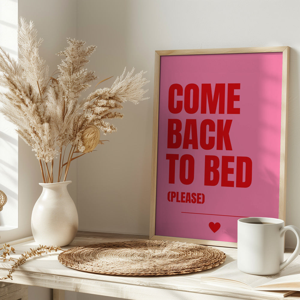 Come Back to Bed Poster