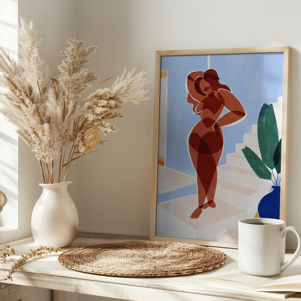 Terracotta Woman Poster