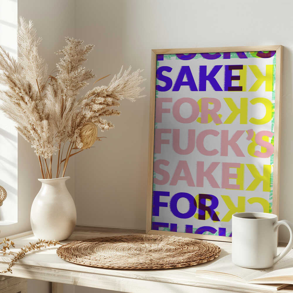 Vivid Repetition Poster