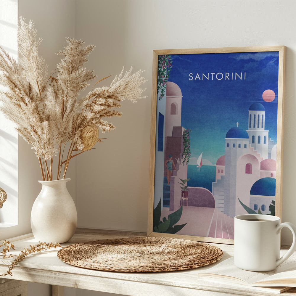 Santorini Text.png Poster