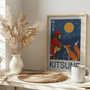 Kitsune Fox Poster