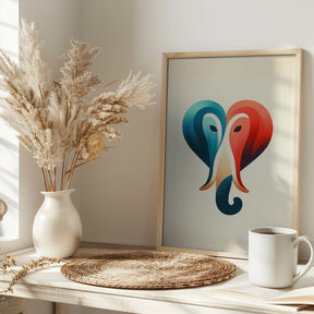 Elephant heart Poster