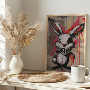 Scary Bunny Poster