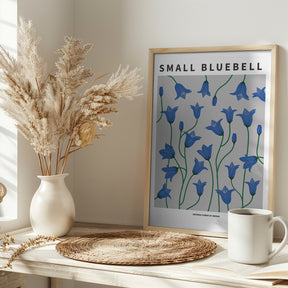 Small Bluebell - National flower of Sweden Poster