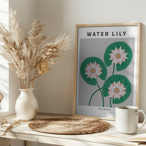 Water Lily - National flower of Iran Poster