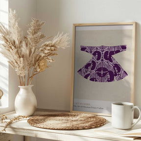 Purple Caftan Elegance Poster