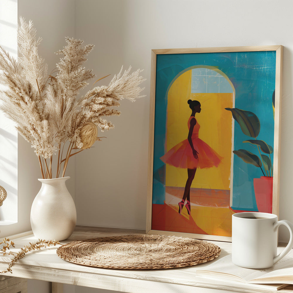 Caribbean Ballerina Poster