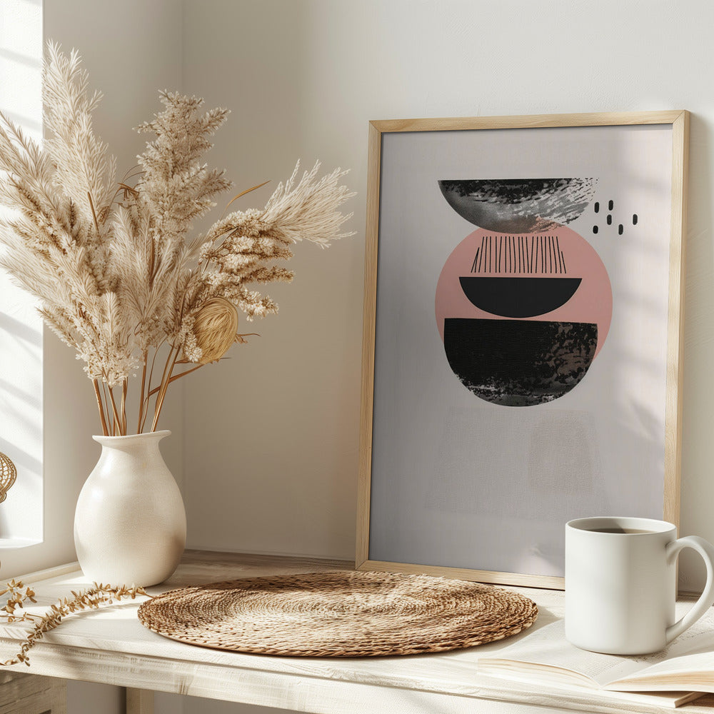 Abstract Minimalist Shapes No 8 Poster