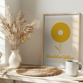 Pandc Dandelionyellow Copy Poster