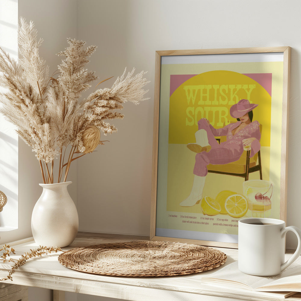 Jlr Whiskysour Pink Copy Poster