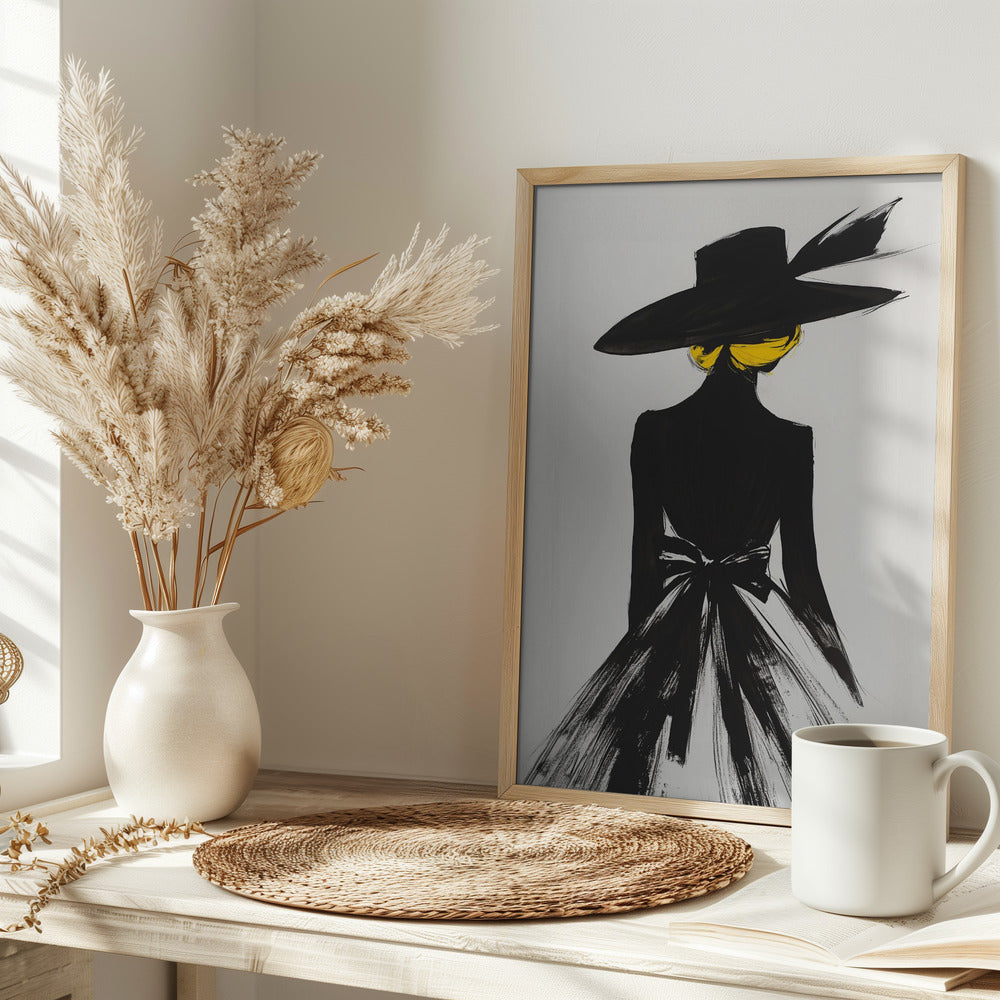 The Lady In the Black Hat Poster