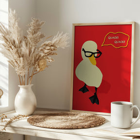 Dapper Duck Poster