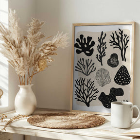 Ocean Shapes Poster