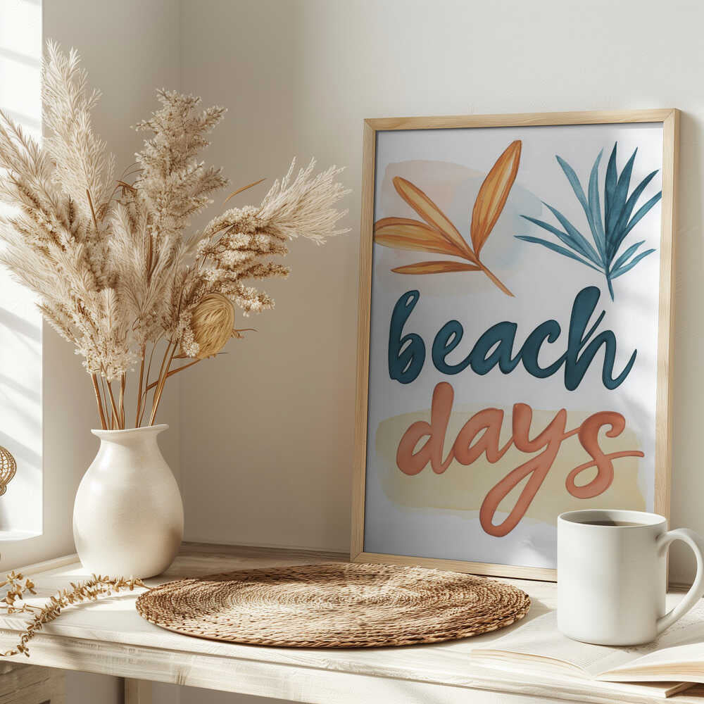 Sandy Serenity Poster