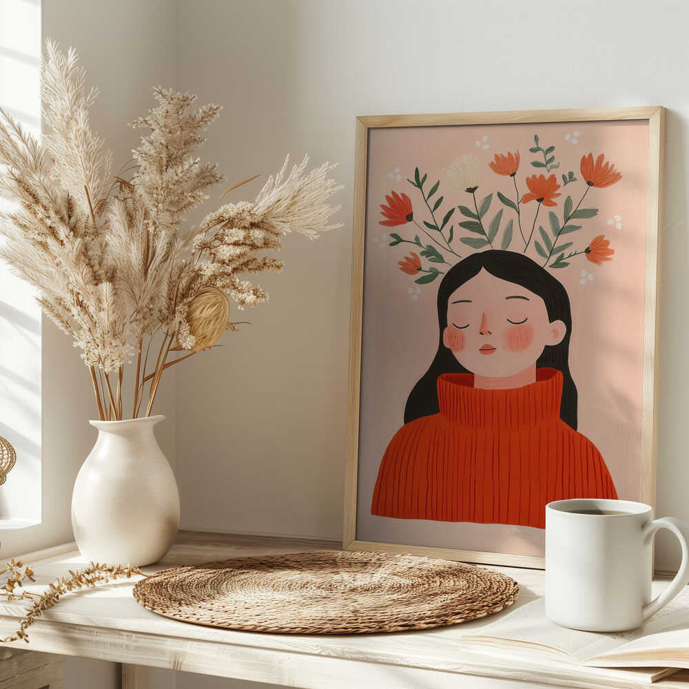 Floral Serenity Poster