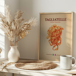 Tagliatelle Pasta Italiana Poster