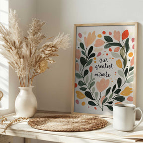 Floral Embrace Poster