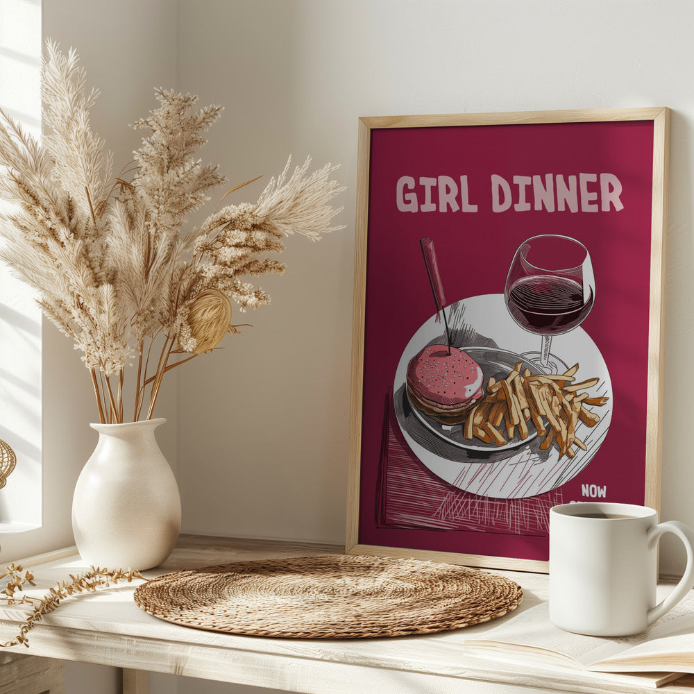 Girl Dinner No 4 Poster