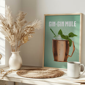 Gin Gin Mule Copper Poster