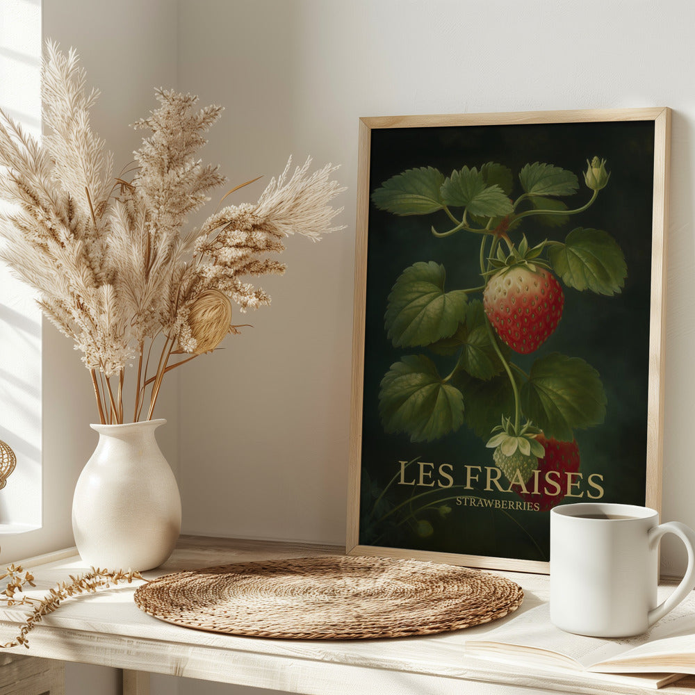 Les Fraises - Strawberries Poster