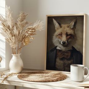 Fox Portrait Poster