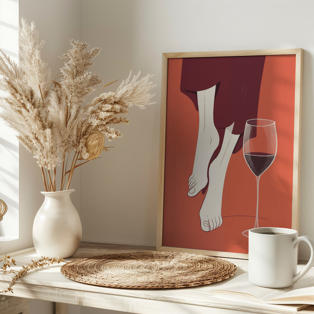 Wine and Dancing Poster