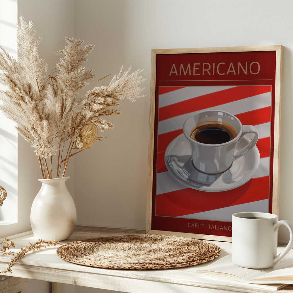 Americano Coffee Poster