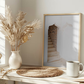 Arch Stairway In Riad In Marrakech   Ibiza Boho Travel Photography 1 Poster