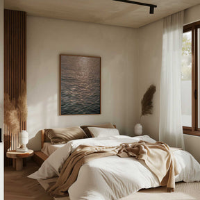 Sunset at Sea Poster