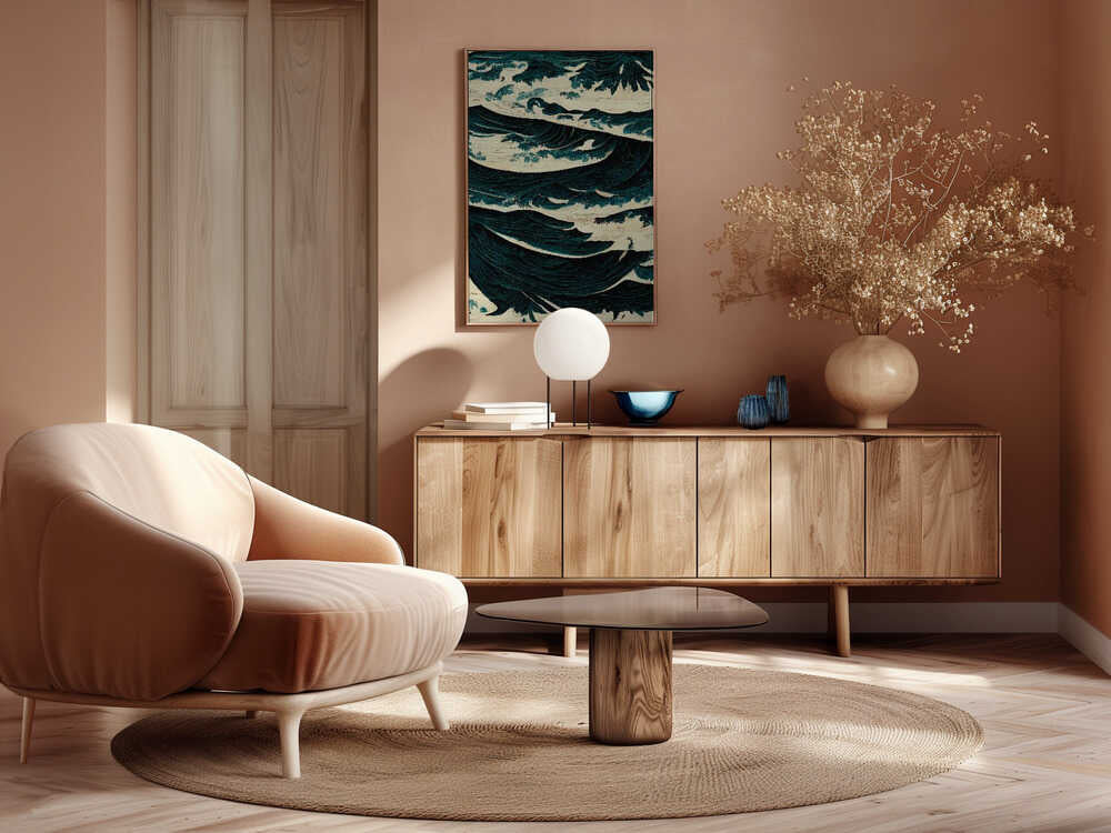 Turbulent Waves Poster