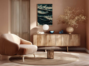 Turbulent Waves Poster