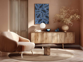 Leafy Nightscape Poster