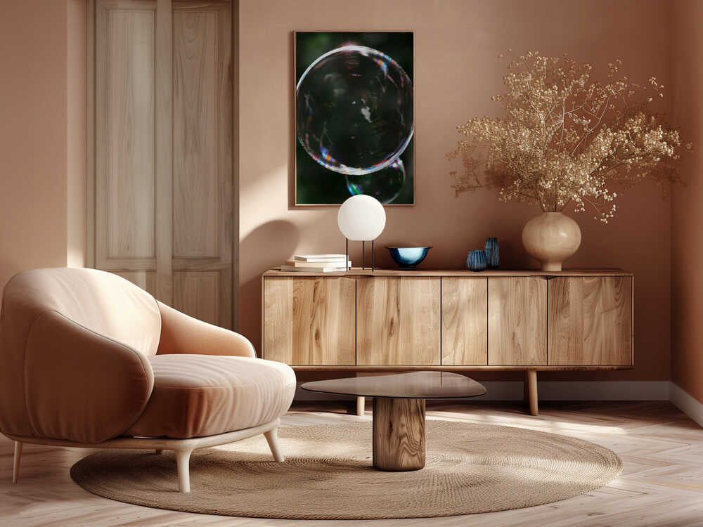 Ethereal Spheres Poster