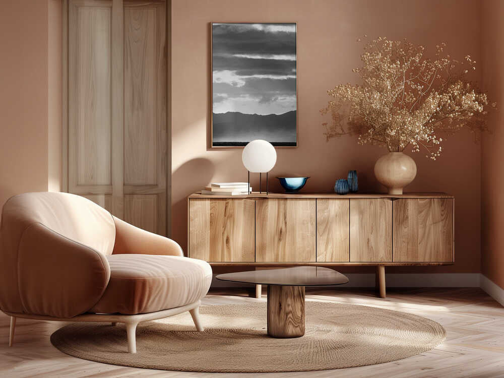 Black And White Landscape Poster