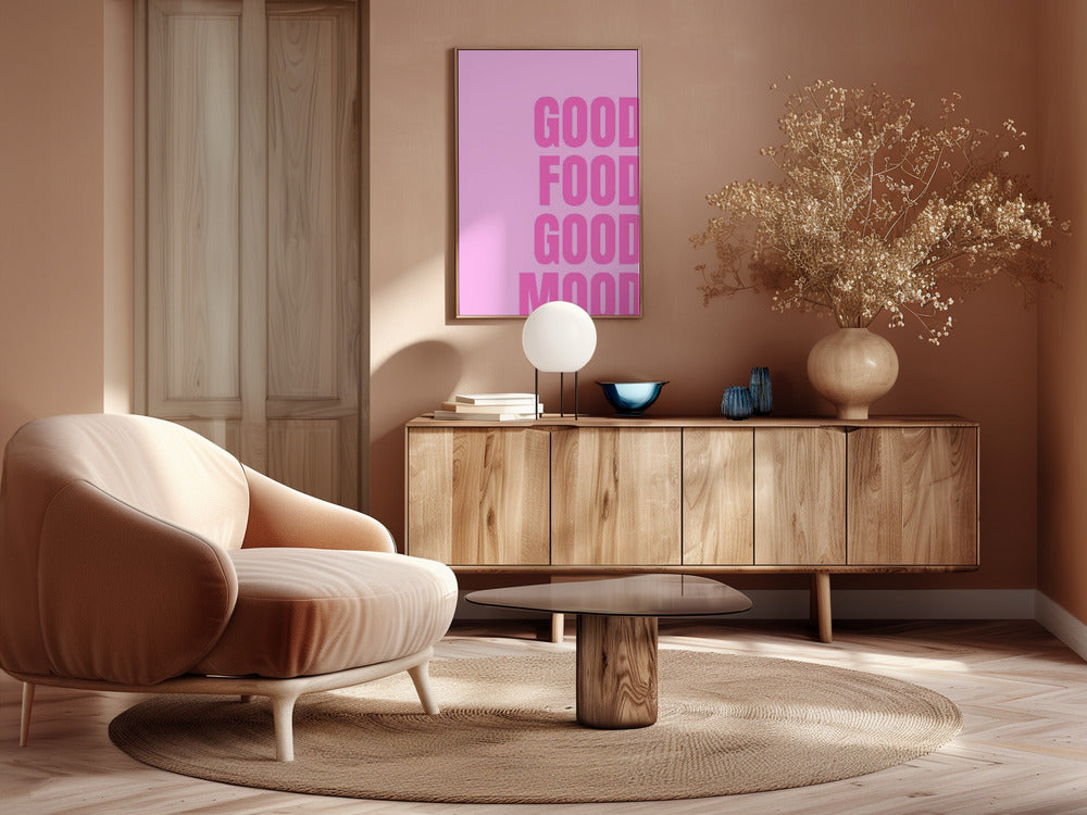 Good Food Good Mood Poster