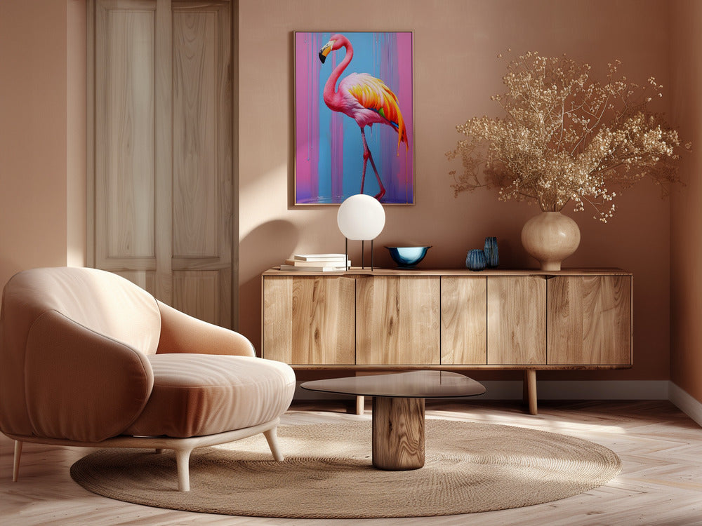 Flamingo Pop Art Poster